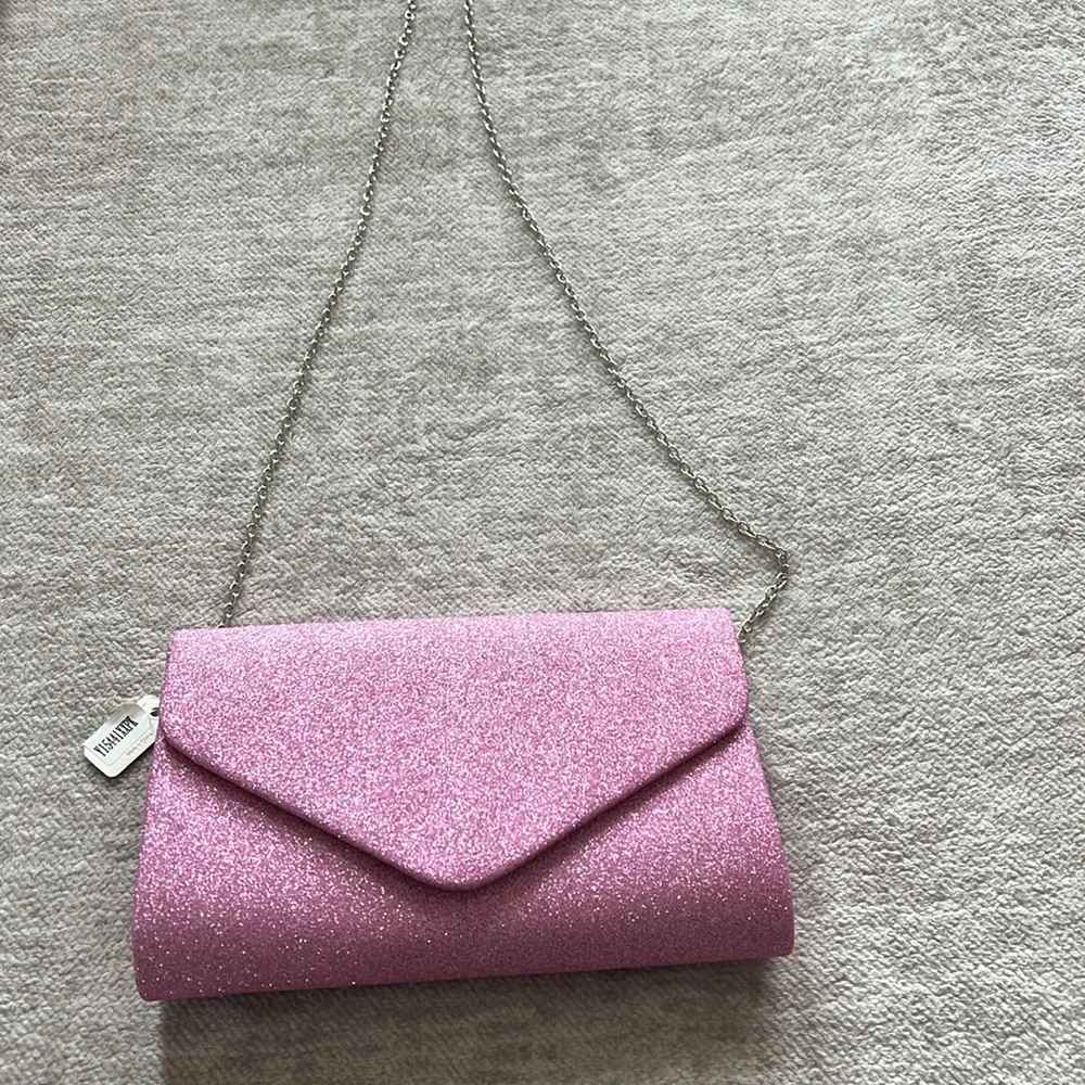 Pink glitter handbag - Picture 2 of 4
